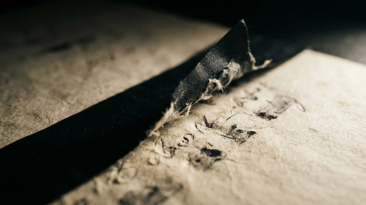 Redaction tape peeling from paper illustrating why anonymisation is often not enough
