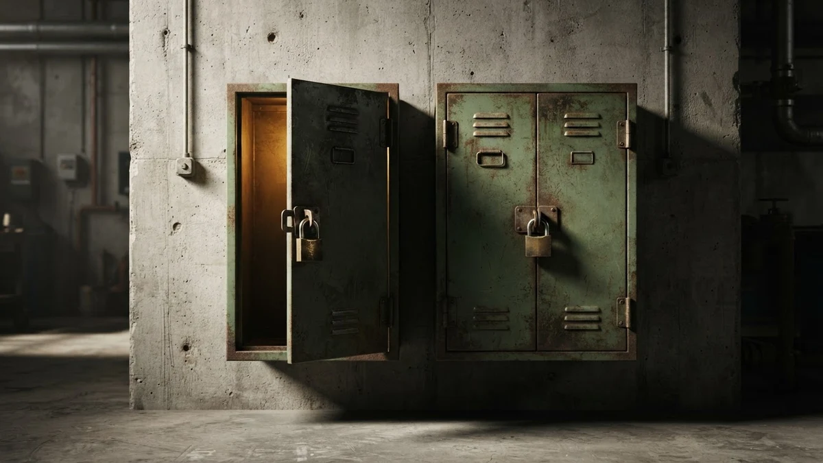 Two steel cabinets illustrating the difference between private and reserved address space Two steel cabinets illustrating the difference between private and reserved address space